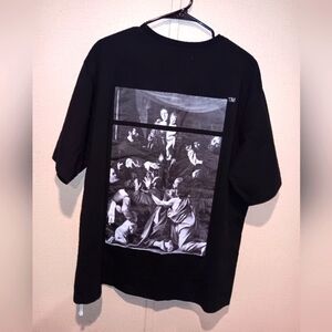 Off-White Off-White SS20 Caravaggio Square print Shirt Size L Semi New